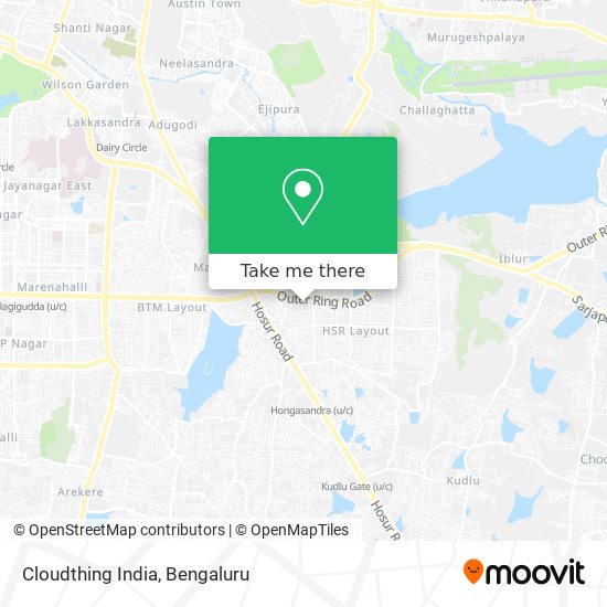 Cloudthing India map