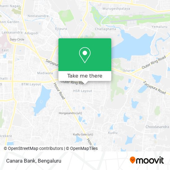 Canara Bank map