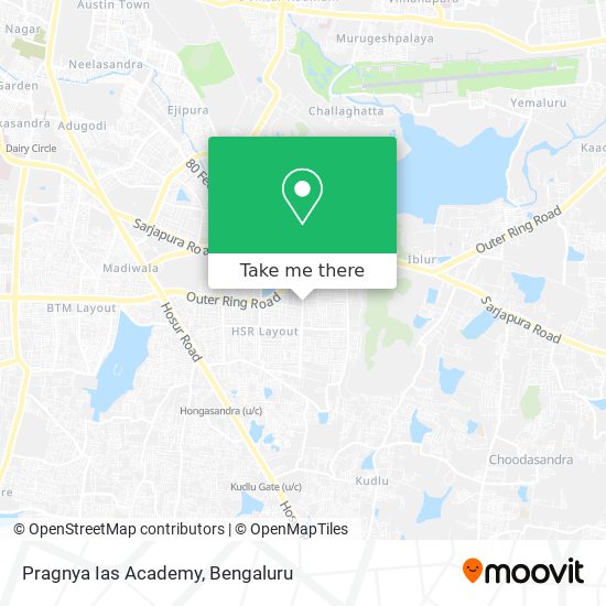 Pragnya Ias Academy map