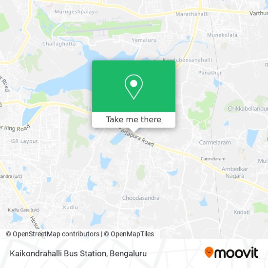 Kaikondrahalli Bus Station map