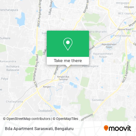 Bda Apartment Saraswati map