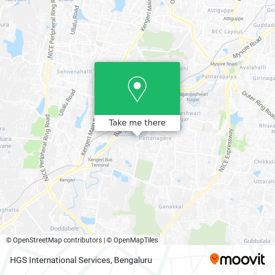 HGS International Services map