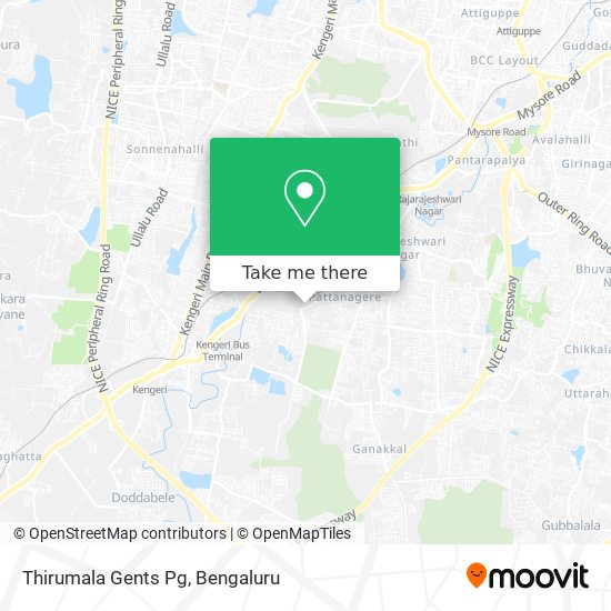 Thirumala Gents Pg map