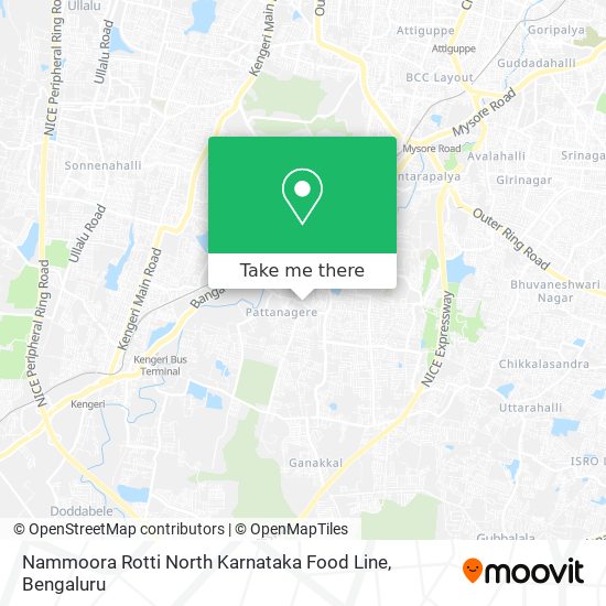 Nammoora Rotti North Karnataka Food Line map