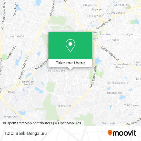 ICICI Bank map