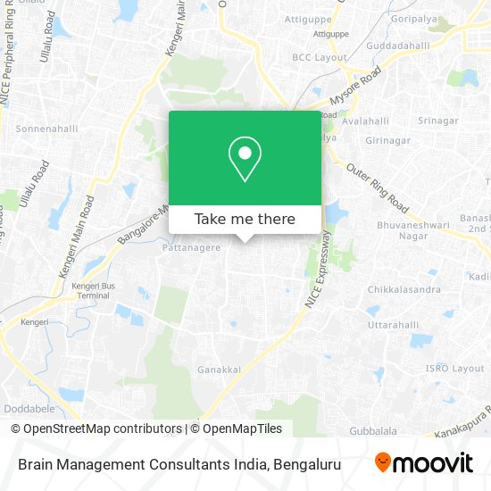 Brain Management Consultants India map