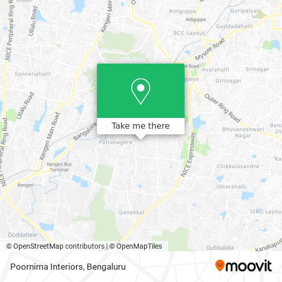 Poornima Interiors map