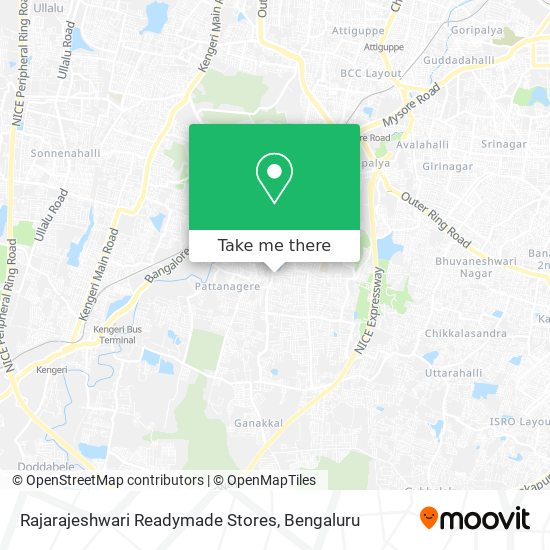 Rajarajeshwari Readymade Stores map