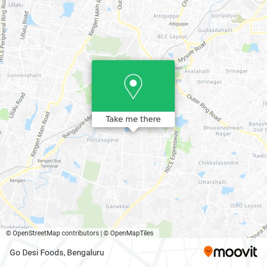 Go Desi Foods map