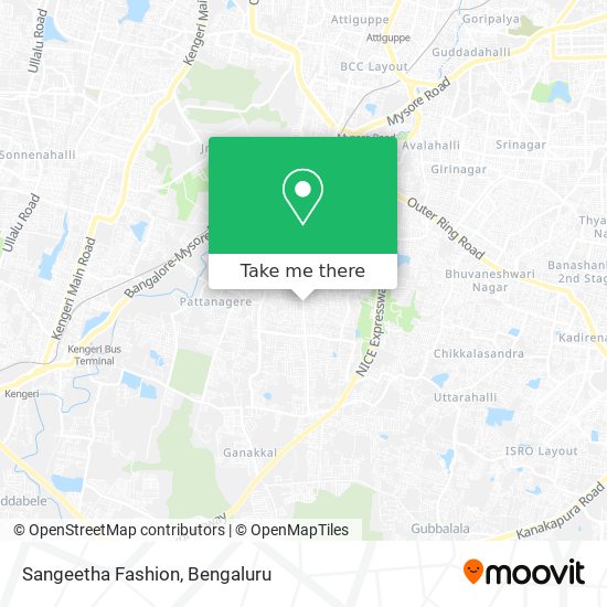 Sangeetha Fashion map