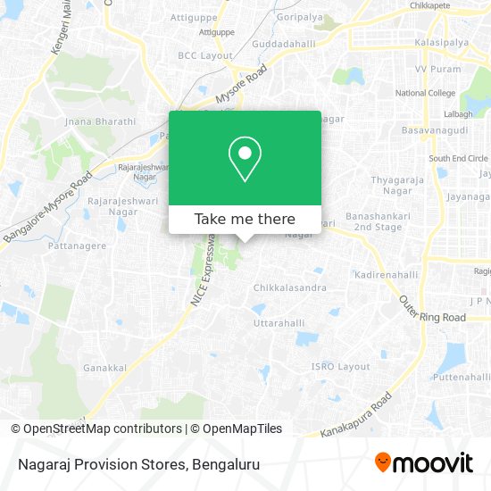 Nagaraj Provision Stores map