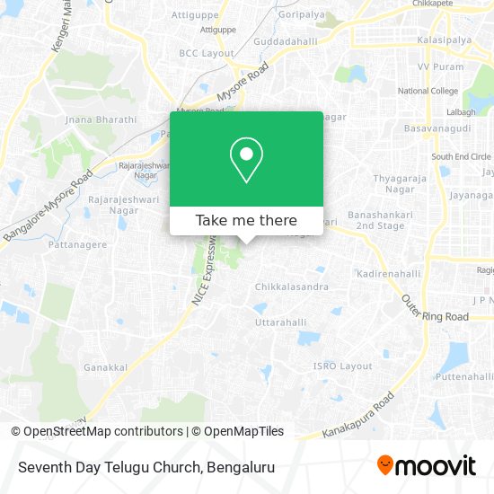 Seventh Day Telugu Church map