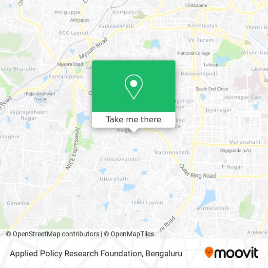 Applied Policy Research Foundation map