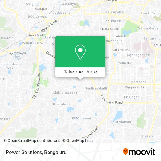Power Solutions map