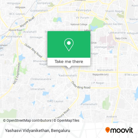 Yashasvi Vidyanikethan map