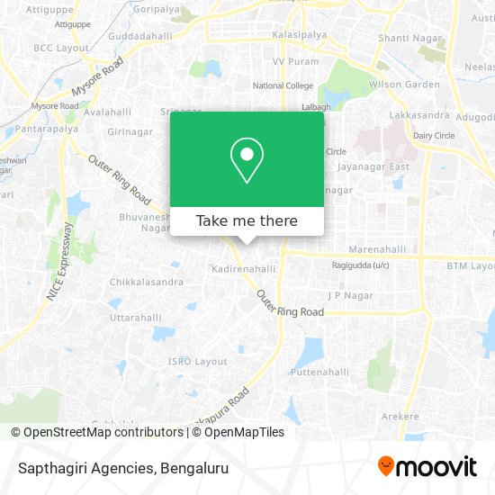 Sapthagiri Agencies map