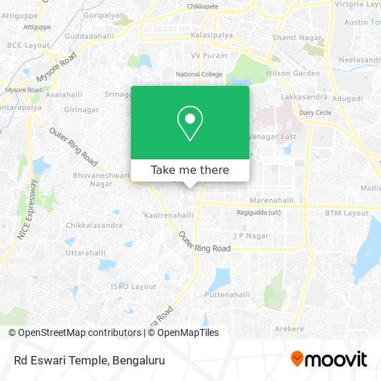 Rd Eswari Temple map