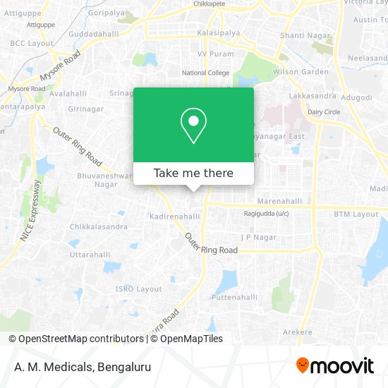 A. M. Medicals map