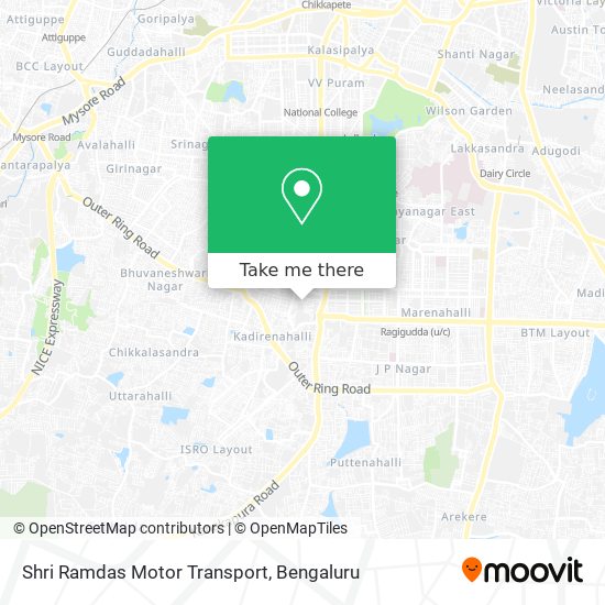 Shri Ramdas Motor Transport map