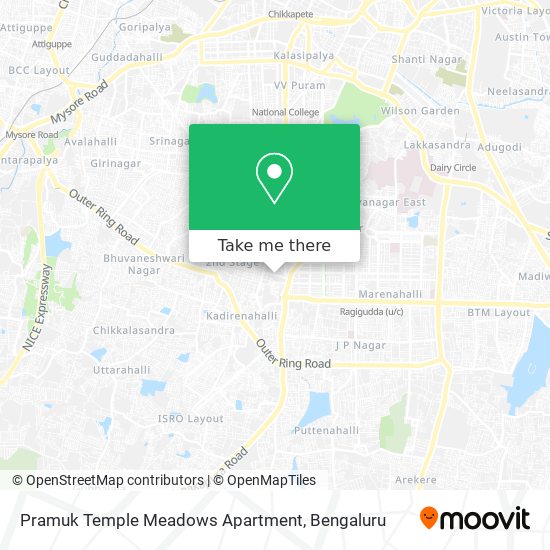 Pramuk Temple Meadows Apartment map