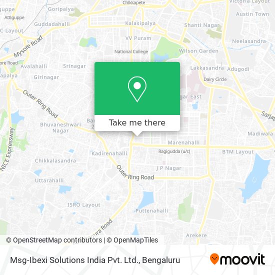 Msg-Ibexi Solutions India Pvt. Ltd. map