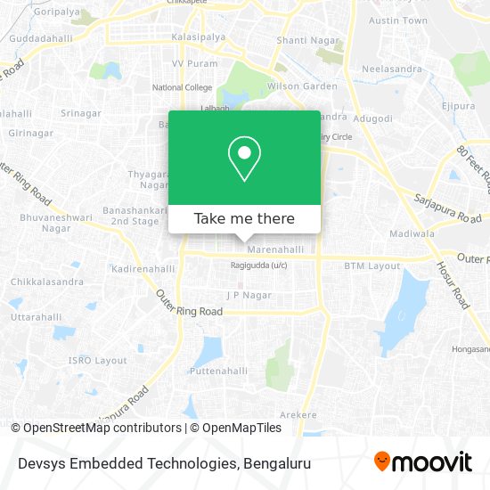 Devsys Embedded Technologies map