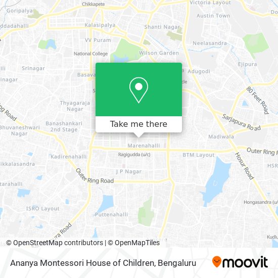 Ananya Montessori House of Children map