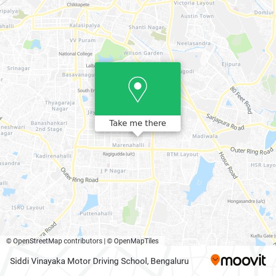 Siddi Vinayaka Motor Driving School map