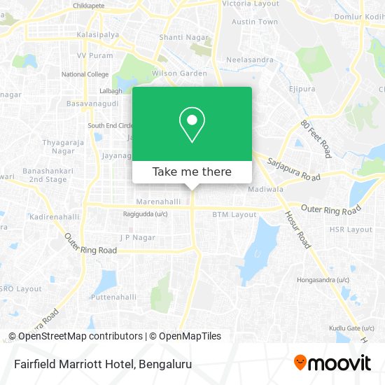 Fairfield Marriott Hotel map