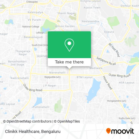 Clinikk Healthcare map