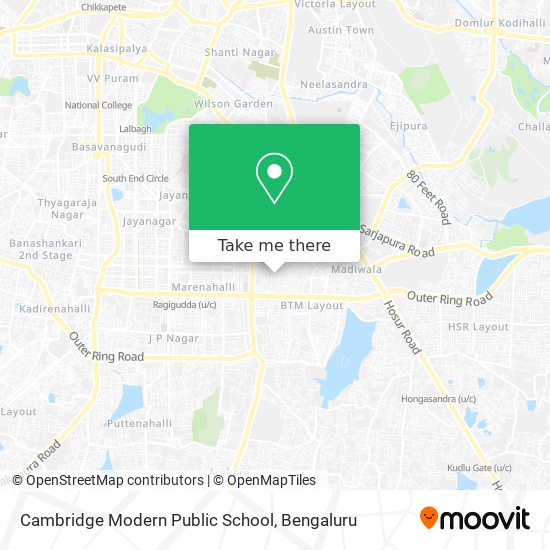 Cambridge Modern Public School map