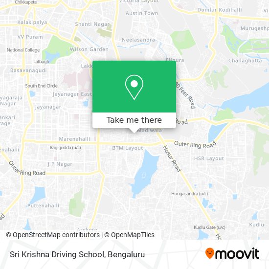 Sri Krishna Driving School map