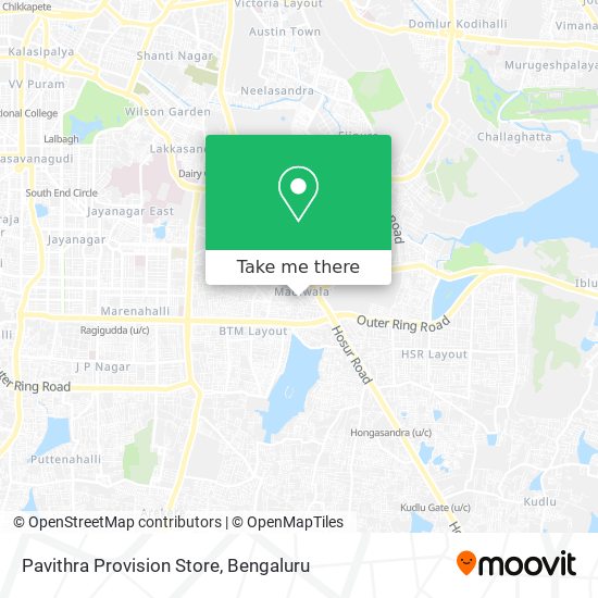 Pavithra Provision Store map