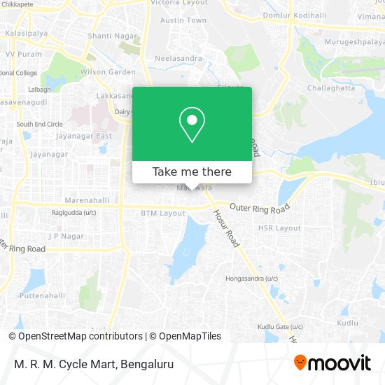 M. R. M. Cycle Mart map