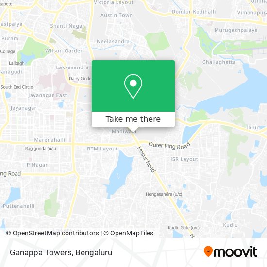 Ganappa Towers map