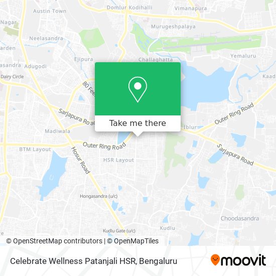 Celebrate Wellness Patanjali HSR map