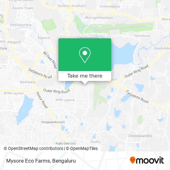 Mysore Eco Farms map