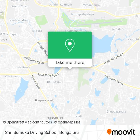 Shri Sumuka Driving School map