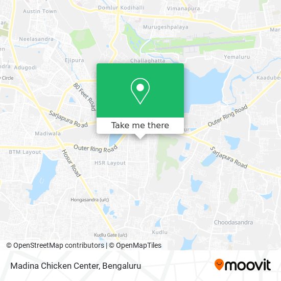 Madina Chicken Center map