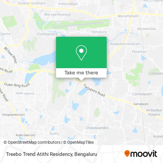 Treebo Trend Atithi Residency map