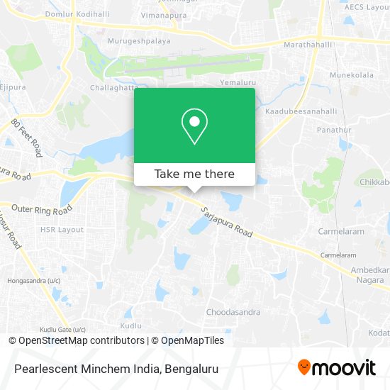 Pearlescent Minchem India map