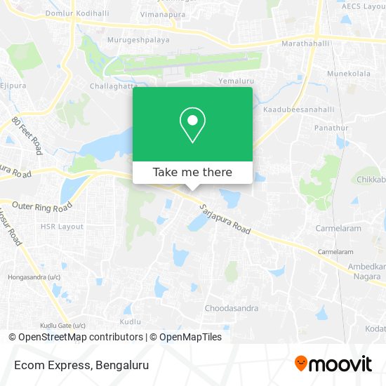 Ecom Express map