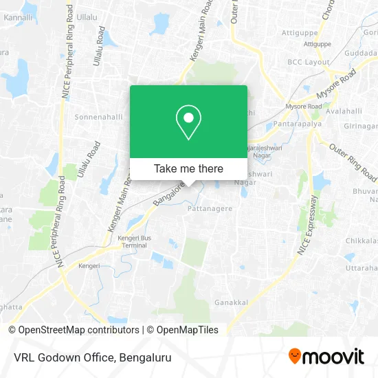 VRL Godown Office map