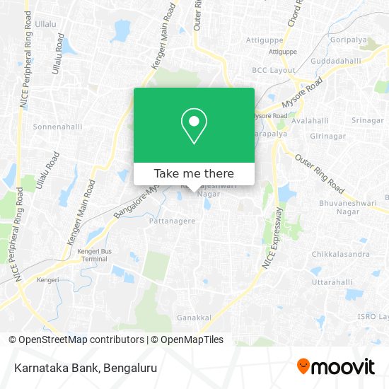 Karnataka Bank map