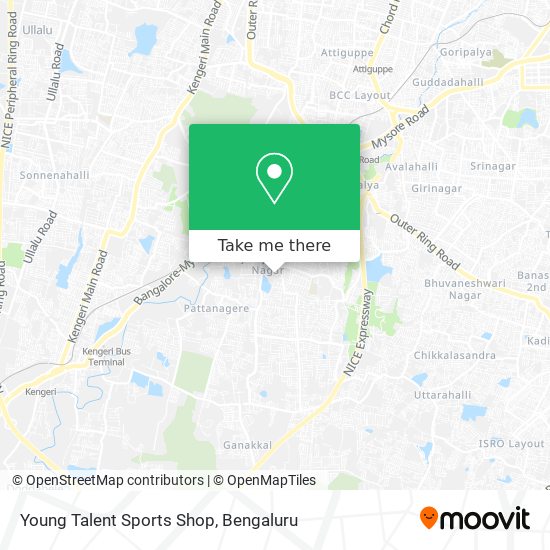 Young Talent Sports Shop map