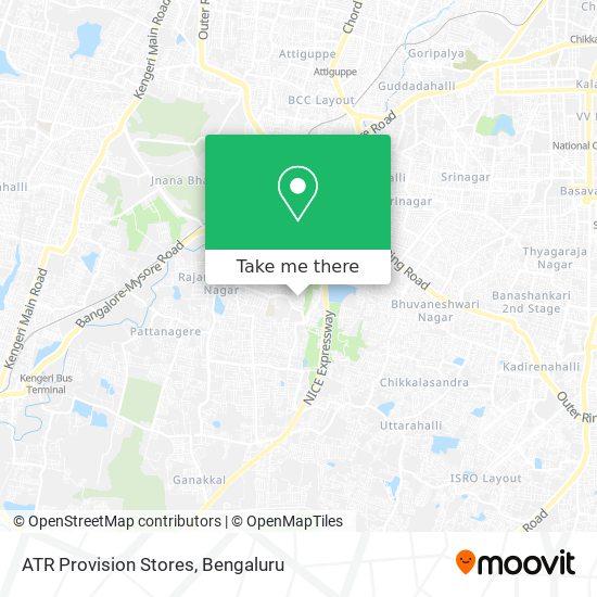 ATR Provision Stores map