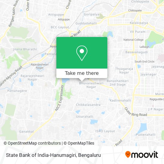 State Bank of India-Hanumagiri map