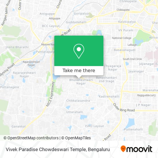 Vivek Paradise Chowdeswari Temple map