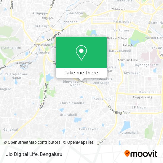 Jio Digital Life map