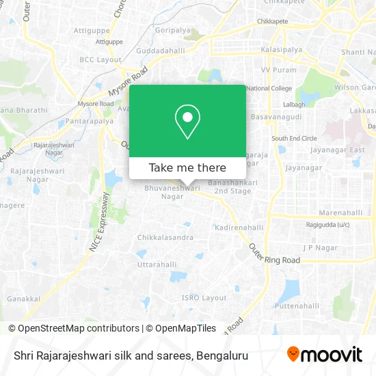 Shri Rajarajeshwari silk and sarees map